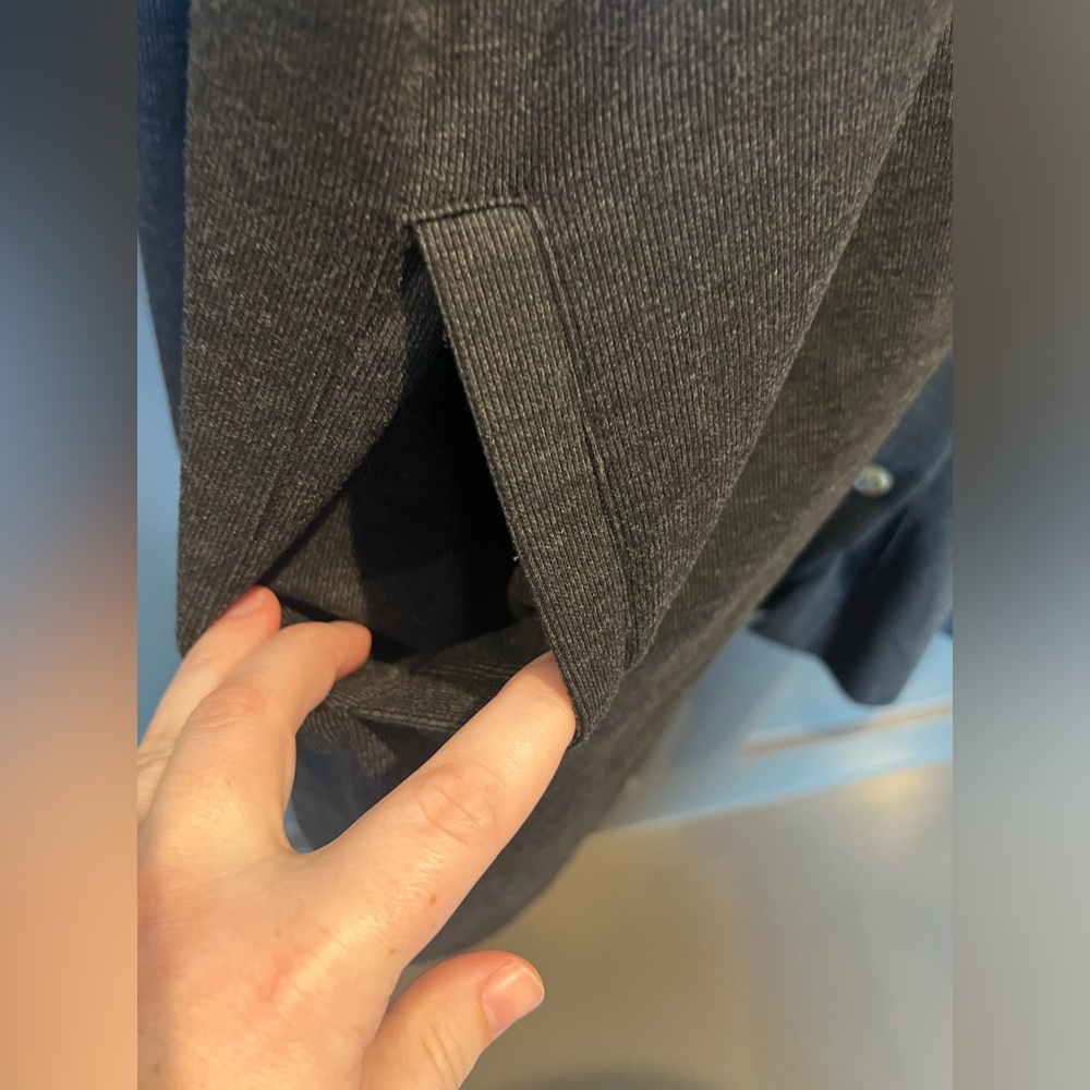 NWOT White Birch Charcoal Shacket - Picture 7 of 8